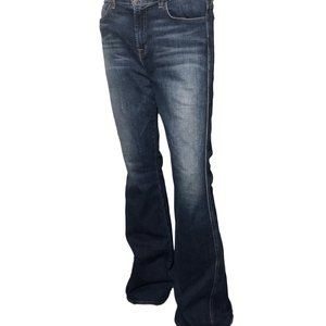 32/34 J BRAND Wide Boot Cut 10'' Stone Wash Jeans